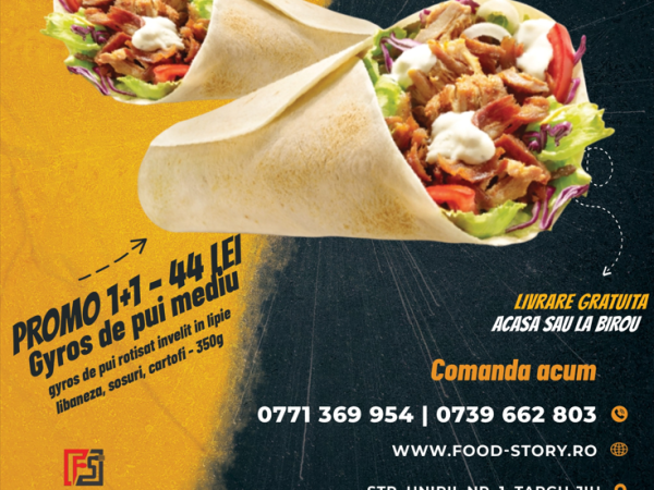 PROMO - Gyros de pui 1+1